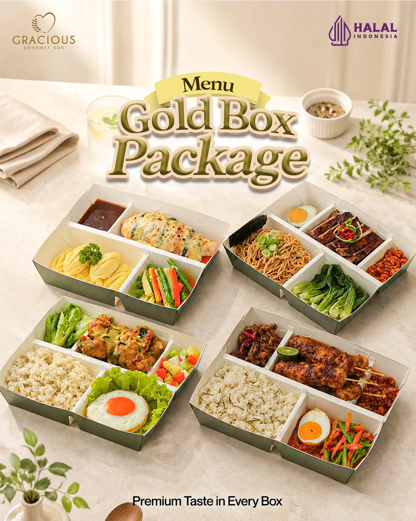 Premium Bento Gracious Gourmet Box